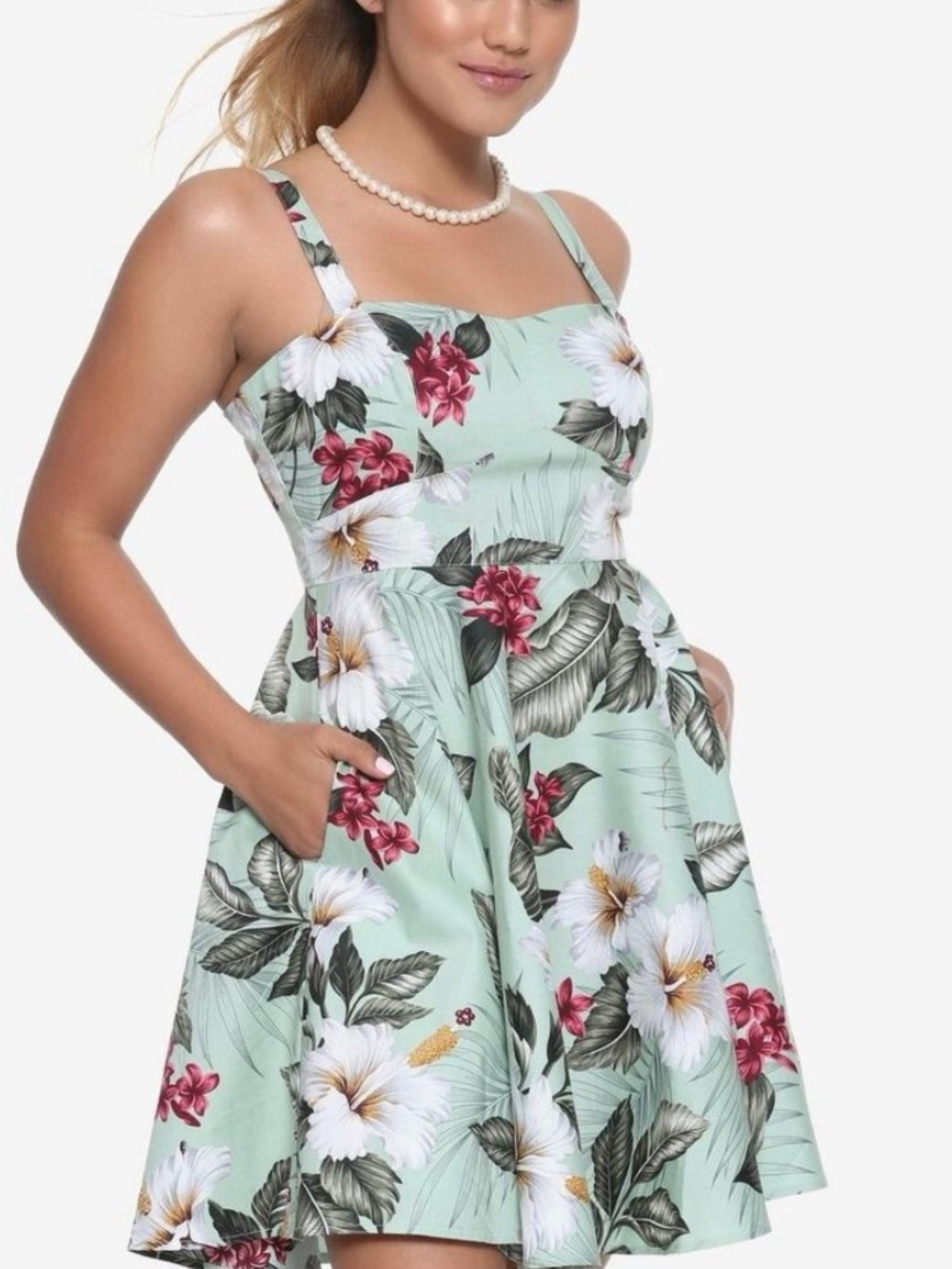 Hell bunny tropical floral dress